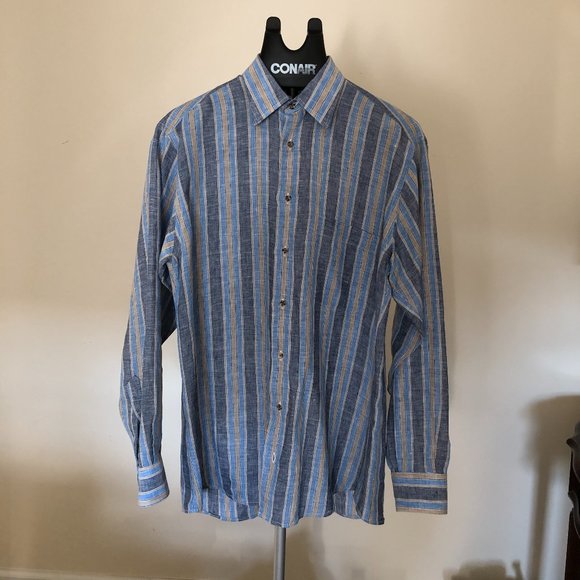 Gitman Brothers Other - Gitman Brothers Linen Long Sleeve Sport Shirt Size: M